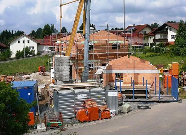 Rohbau eines Markenhauses